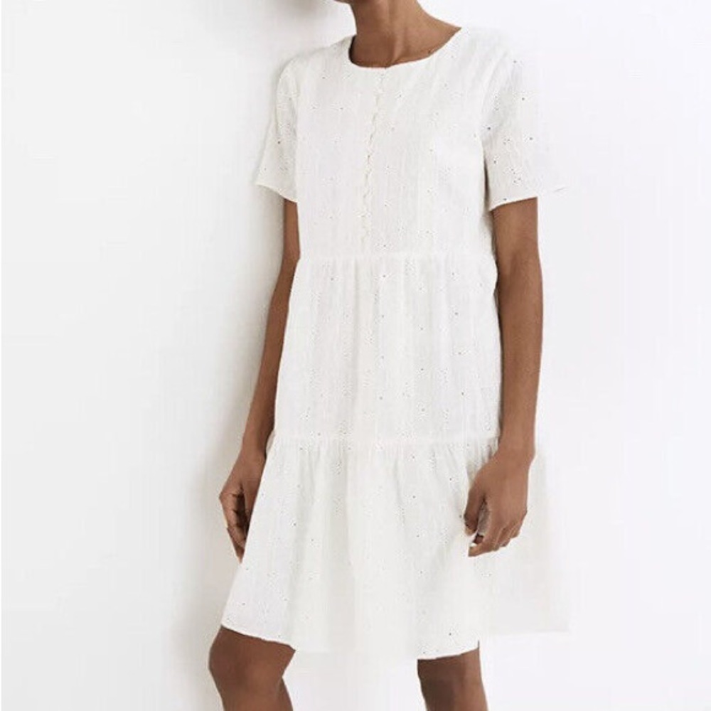 Madewell Eyelet Smock Dress